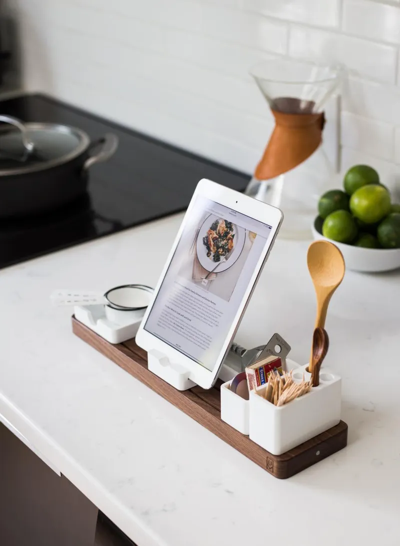Kitchen utensils on a counter