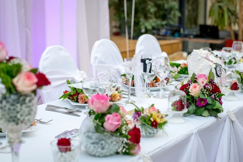 An elegant table set for a celebration
